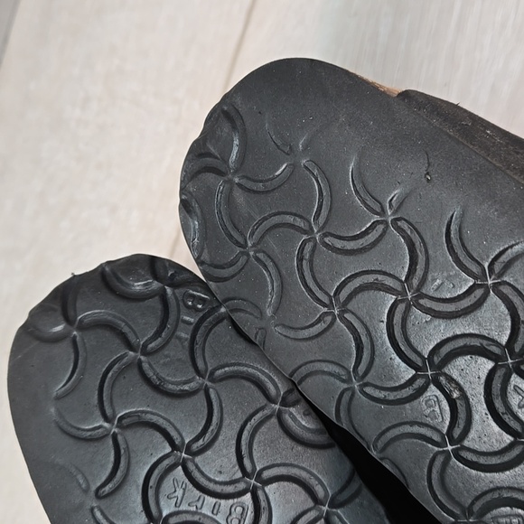 Birkis By Birkenstock Women Ankle Leather Flats Sandals Sz 37/6 Narrow - Picture 15 of 16